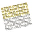 thumbnail image 1 of QUMIIRITY 80Ud Anillos De En Hierro Plateado Y Dorado Para Decorativo, 1 of 5