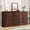 brown, variant on Aphthongs Farmhouse 9 Drawers Dresser for Bedroom, 63" Wide Chest of Drawers with Curved Design & Antique Handles, Rustic Large Closet Storage Dressers Organizer for Hallway Living Room, Brown