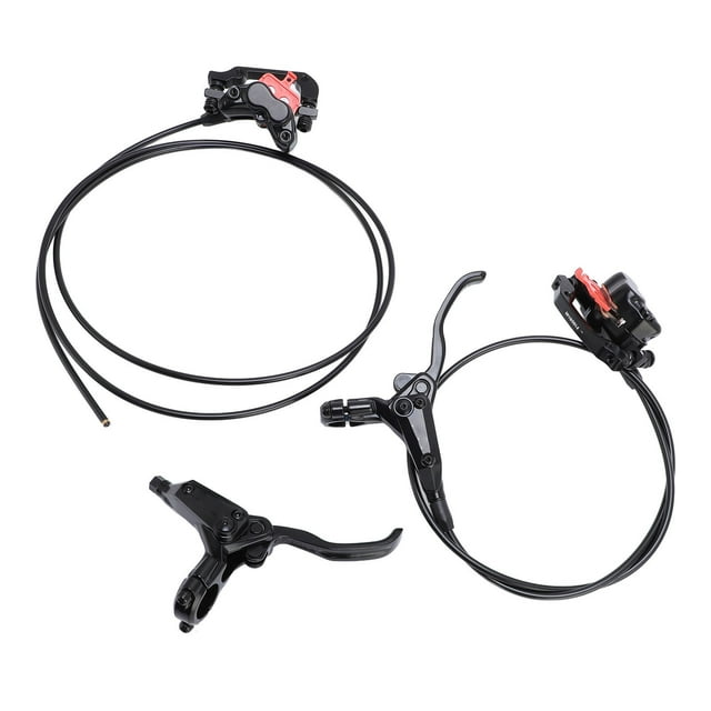 Hydraulic Disc Brake Caliper, Aluminum Alloy Stable Disc Brake Set Front and Rear for Off Road Cycling