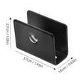 thumbnail image 2 of Yueyihe 8pcs Glass Clamp Mirror Hanger Heavy Duty Mirror Hook Frameless Mirror Clip Size M, 2 of 8