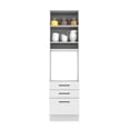 thumbnail image 4 of Mueble para Horno y Microondas Madesa Agata 60 cm 1 Puerta 3 Cajones Blanco, 4 of 8