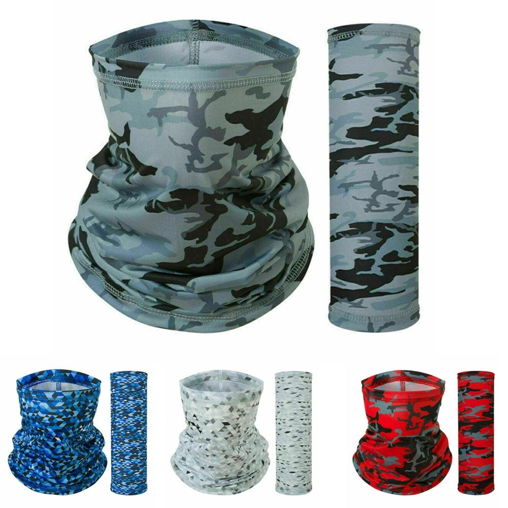Tube Solid Color Scarf Bandana Head Face Mask Neck Gaiter Snood Headwear New