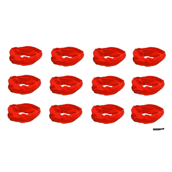 Kenz Laurenz Mulitfunctional Headbands 12 Wide Yoga Running Workout Red