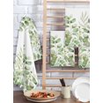 thumbnail image 2 of Light Green Eucalyptus Leaves Kitchen Dish Towels for Drying Dishes Set of 4, Watercolor Spring Summer Botanical Waffle Weave Microfiber Hand Tea Bathroom Towels Quick Dry & Absorbent Towel 15.7x23.6, 2 of 7