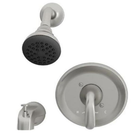 As America 1130132950 1H Tub Shower Combo with Cadet - Satin