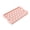 Pink, variant on HEVIRGO Ice Cube Tray Round Tasteless PP 33 Grids Cocktails Reusable Ice Tray Mold for Juice Pink PP