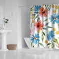 thumbnail image 2 of Waterproof Spring Farmhouse Garden Shower Curtain 72x72 Inch Boho Style Polyester Unique Shower Curtain for Bathroom Hotel Home Decor with 12 Plastic Hooks, 2 of 5