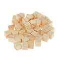 thumbnail image 2 of Milaget 50pcs Blank Wooden Cubes for DIY Alphabet Blocks, Numbers, Puzzle Blocks,Mount, 2 of 8