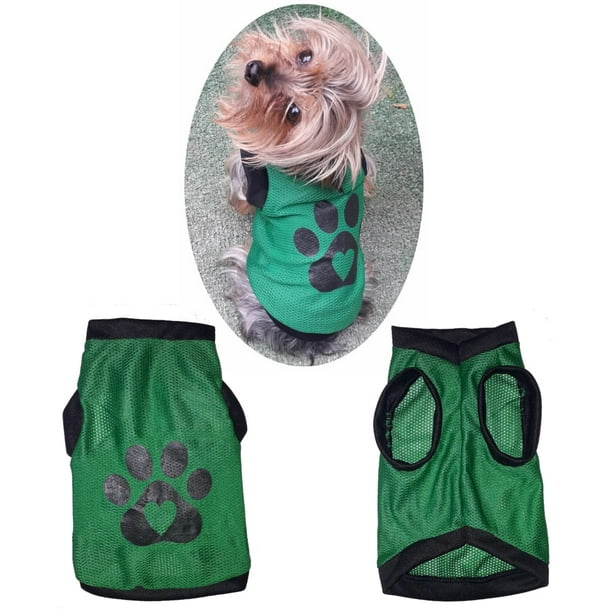 Jersey Ropa para perro o gato Mi Baúl Verde con Huella Talla 5