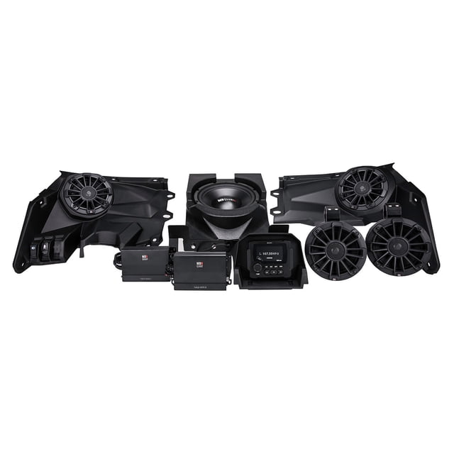 MB Quart Système de Son Complet 800 Watts Scène 5 Can Am Maverick X3 (17-25) Réglé