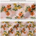 thumbnail image 2 of Soimoi Cotton Poplin Fabric Floral & Leaves Tropical Decor Fabric Printed Yard 56 Inch Wide, 2 of 7