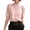 Pink, variant on Womens Blouses Casual Tops Mock Neck Puff Sleeve Shirts Business Work Summer Outfits Lightweight Soft Daily Wear Fashion Tops by Yigetop Black L