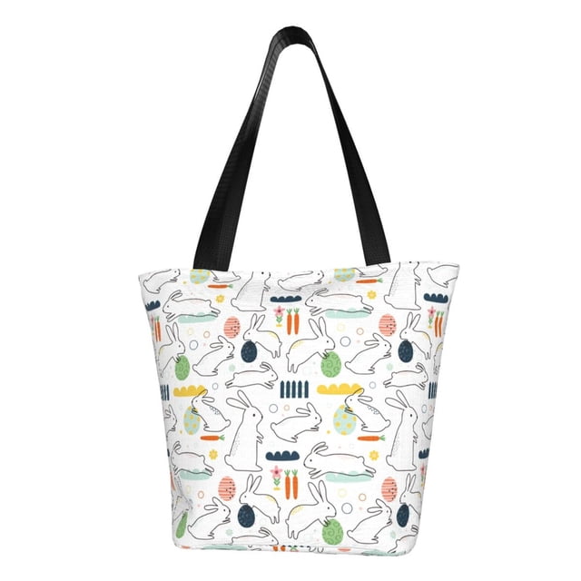 Disketp Easter Rabbit Bolsa de Hombro Casual para Mujer, Bolso Cruzado para Compras, Viajes y Uso Diario