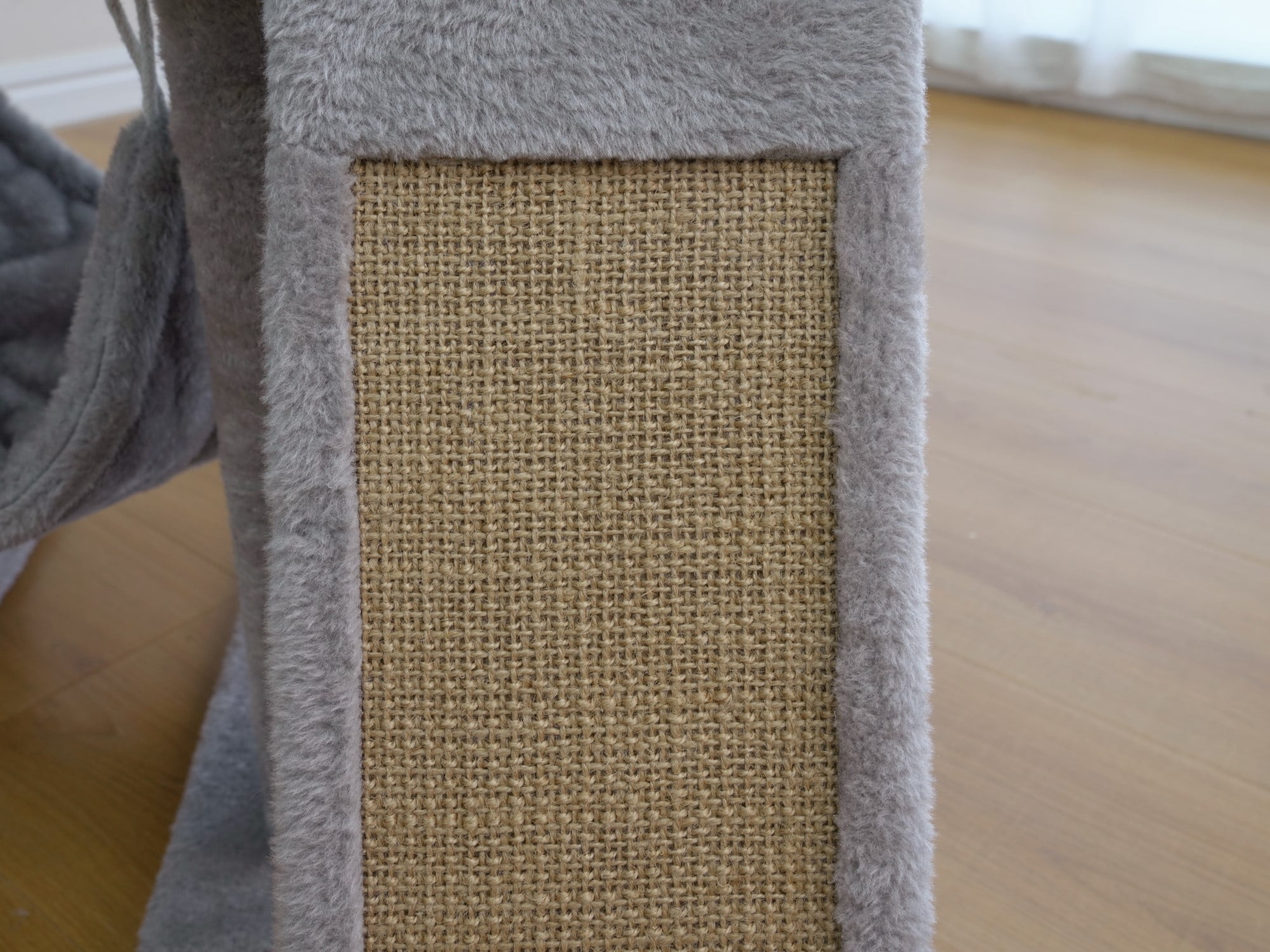 Vibrant Life 7-Level 65" Cat Tree with Hammock and Condo, Light Gray