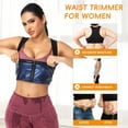 thumbnail image 4 of Women's Hot Sauna Workout Waist Trainer Vest Corset Trimmer Belt Sweat Slimming Body Shaper, 4 of 6