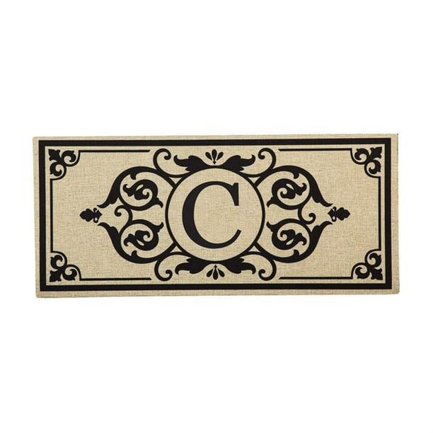 Evergreen Sassafras Switch Mat Cambridge Monogram Letter C