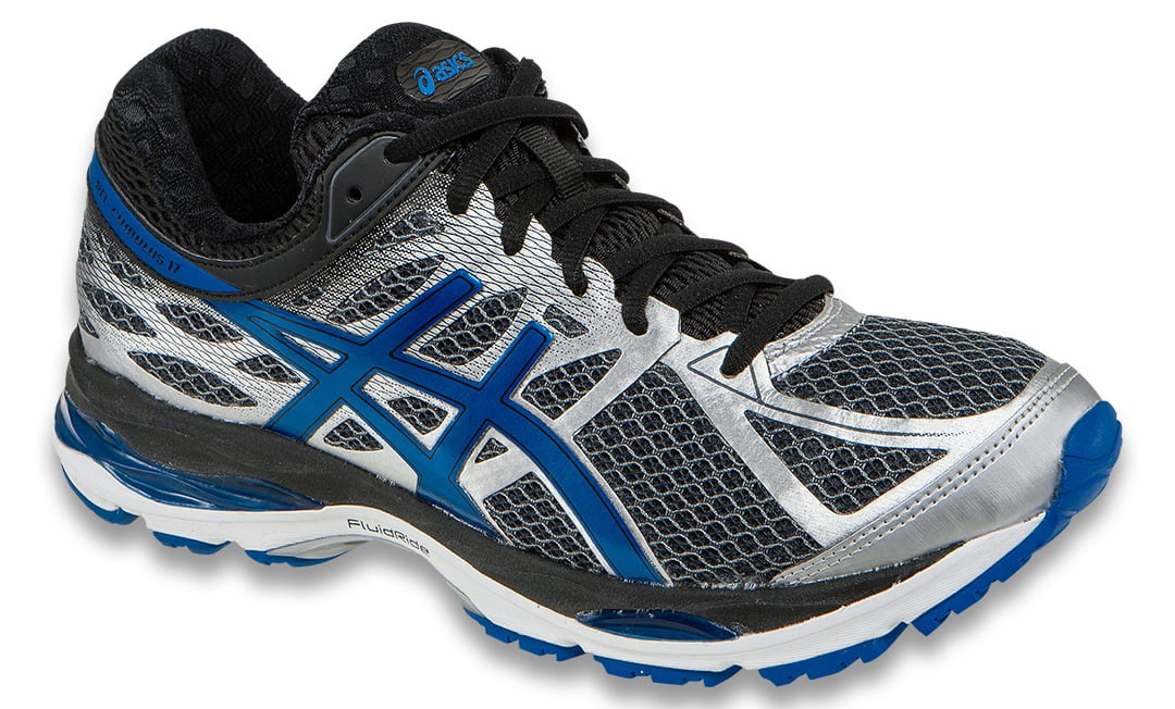 Men's GEL-Cumulus Running Shoe Mix Grey/Electric Blue/Black - Walmart.com