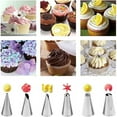 thumbnail image 3 of Baking Set on Clearance 10-Piece Decorating Nozzle Set, Cream Eva Decorating Bag, Stainless Steel Nozzle, Cake Baking Decoration 2024 Spring, 3 of 5