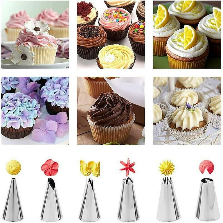 Baking Cake Decorating Nozzles And Their Uses Cupcake Decorating