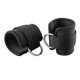 thumbnail image 1 of 2 Pieces DRing Ankle Straps for Leg Strength Training with Foot Buckle Black Silver White., 1 of 5