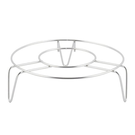 Unique Bargains Home Kitchen Stainless Steel Pot Holder Stand 5cm Height Steaming Rack