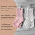 thumbnail image 2 of CozyWay Toddler Girl Socks With Grippers Non Slip Crew Grip Socks for Girls Soft Comfy Cotton - 1T-3T Multi Color Pink - 6 Pack, 2 of 6