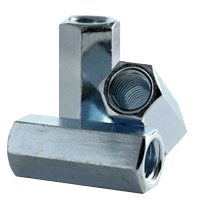 

1/2 -13xW5/8 xL1 1/4 ECONOMY Hex Coupling Nut A563 Grade A Zinc CR+3 (inch) (Quantity: 625)