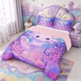 thumbnail image 2 of Manfei 3D Printed Animal Axolotl Queen Comforter Set,Cute Salamander Pattern Comforter Sets Queen,Pink Reversible,3pcs,1 Comforter and 2 Pillowcases, 2 of 7