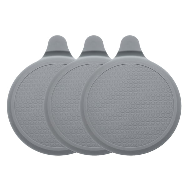 Uxcell 3 piezas de tapón de silicona para ducha, fregadero de baño, bañeras, gris
