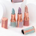 thumbnail image 4 of TQEHS Lápiz labial brillante Li Ying con forma de estrella, resistente al agua, duradero, brillo labial, maquillaje de labios, lápiz labial metálico brillante, no se pega, lápiz labial en forma de taz, 4 of 6