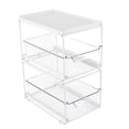 thumbnail image 4 of Cesta organizadora BLESIY cocina cajón transparente soporte cápsulas de café metal blanco, 4 of 8