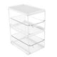 thumbnail image 4 of Cesta organizadora de cocina con cajón transparente perfecl Titular de la cápsula de café Apilable multifuncional blanco, 4 of 8