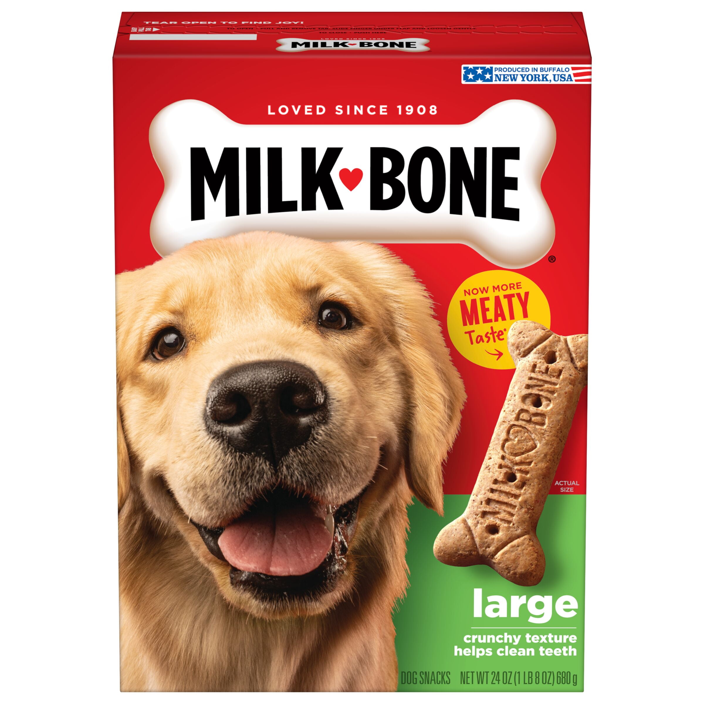 Milk-Bone Original Dog Biscuits, Large Crunchy Dog Treats, 24 oz.