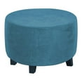 thumbnail image 2 of EASTIN Ottoman Footrest Covers for Diameter 48-55 Black, 2 of 7