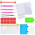 thumbnail image 3 of CNKOO 20 Pcs/set Color Random Crystal DIY Painting Tools Set 28 Grinds Storage Box Crystal Tray Painting Pens Kit, 3 of 10