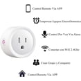 thumbnail image 2 of Wifi Smart Plug Paquete de 2, Enchufe Inteligente, Toma de Corriente Inalámbrica Compatible con Amazon , Google Home y IFTTT,Control Remoto via APP los Dispositivos Eléctricos, 2 of 5