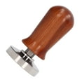 thumbnail image 4 of Tamper De Café De Metal, Pequeño Portátil Fácil De Usar Tamper De Café Mango De Madera Ergonómico Acero Inoxidable Para Cafetería ANGGREK 53MM, 4 of 8