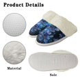 thumbnail image 6 of Chririnla Trippy Dragonfly Print Fuzzy Slippers for Women Indoor Novelty Home Shoes with Anti-Skid Sole Plush Slippers for Winter Home, 6 of 7