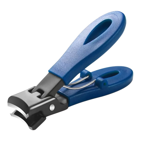 FACEGA Toenail Clippers for Seniors Thick Nails, Wide Jaw Fingernail Clippers, Ergonomic Heavy Duty Angled Head Nail Clippers, Premium Steel Nail Cutter for Men & Women
