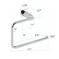 thumbnail image 3 of Jenny polished chrome small towel ring. Hand towel holder, 3 of 3