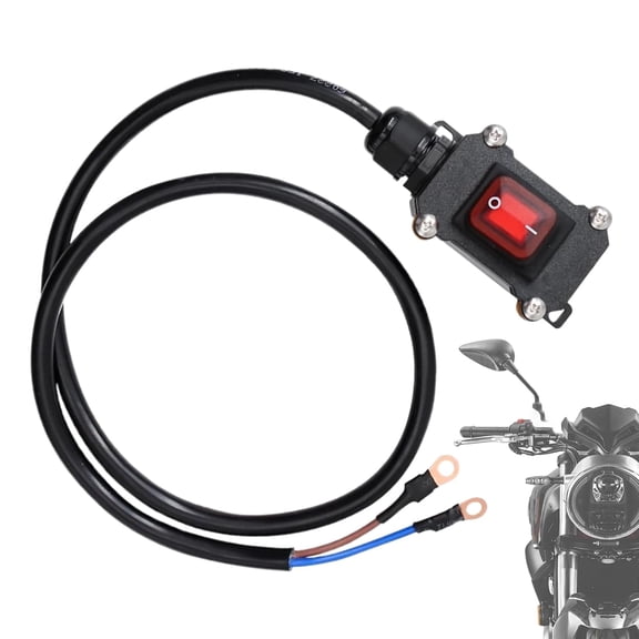 Power Cut-Off Kit – Motorcycle Power switches, Battery Disconnect switches, Waterproof Isolator Heavy-Duty Engine Kil Control, Multi-Length Cable Options, Enhanced Performance Accessories for Rider