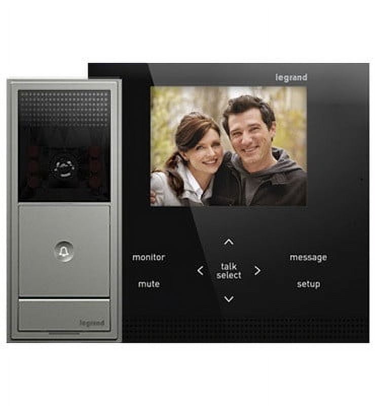 Legrand Video Intercom Kit - Video intercom system - wireless - 1 camera(s) - black, magnesium