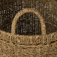 thumbnail image 4 of Household Essentials Round Seagrass Basket with Handles, Natural, 4 of 6