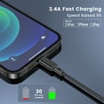 thumbnail image 3 of Cshidworld Paquete de 3 [Apple MFi Certificado] Cargador Lightning Cables (3/6/6 Pies), Cable de Carga Rápida de Nylon Compatible con iPhone 13/13 pro/12/11/11 Pro/X/XS Max/XR/iPad Air 2/Mini Airpods, 3 of 7
