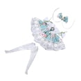 thumbnail image 3 of MERIGLARE 3Pcs 1:6 BJD Doll Dress with Bow Headband, Pastoral Outfits, Handmade Clothing and Pants Costume for 12inch Doll Accessories Green, 3 of 8