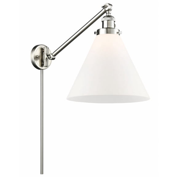 Innovations Lighting - Cone - 1 Light Swing Arm Wall Sconce In Industrial