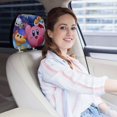 thumbnail image 7 of Kirby Deluxe Game Car Headrest Cover Decor Vehicles Seat Pillow Cover Protector Accessories Auto Front/Rear Seats Head Rest Cover Universal Fit Most Cars Sedan SUV Van, 7 of 7