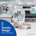 thumbnail image 2 of Petmate Pet Café Automatic Gravity Waterer Water Dispenser for Medium to Large Dogs and Cats, Pearl Ash Blue, 1.5 Gal, 2 of 11