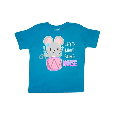 

Inktastic Let s Make Some Noise Cute Mouse Drummer Gift Toddler Boy or Toddler Girl T-Shirt