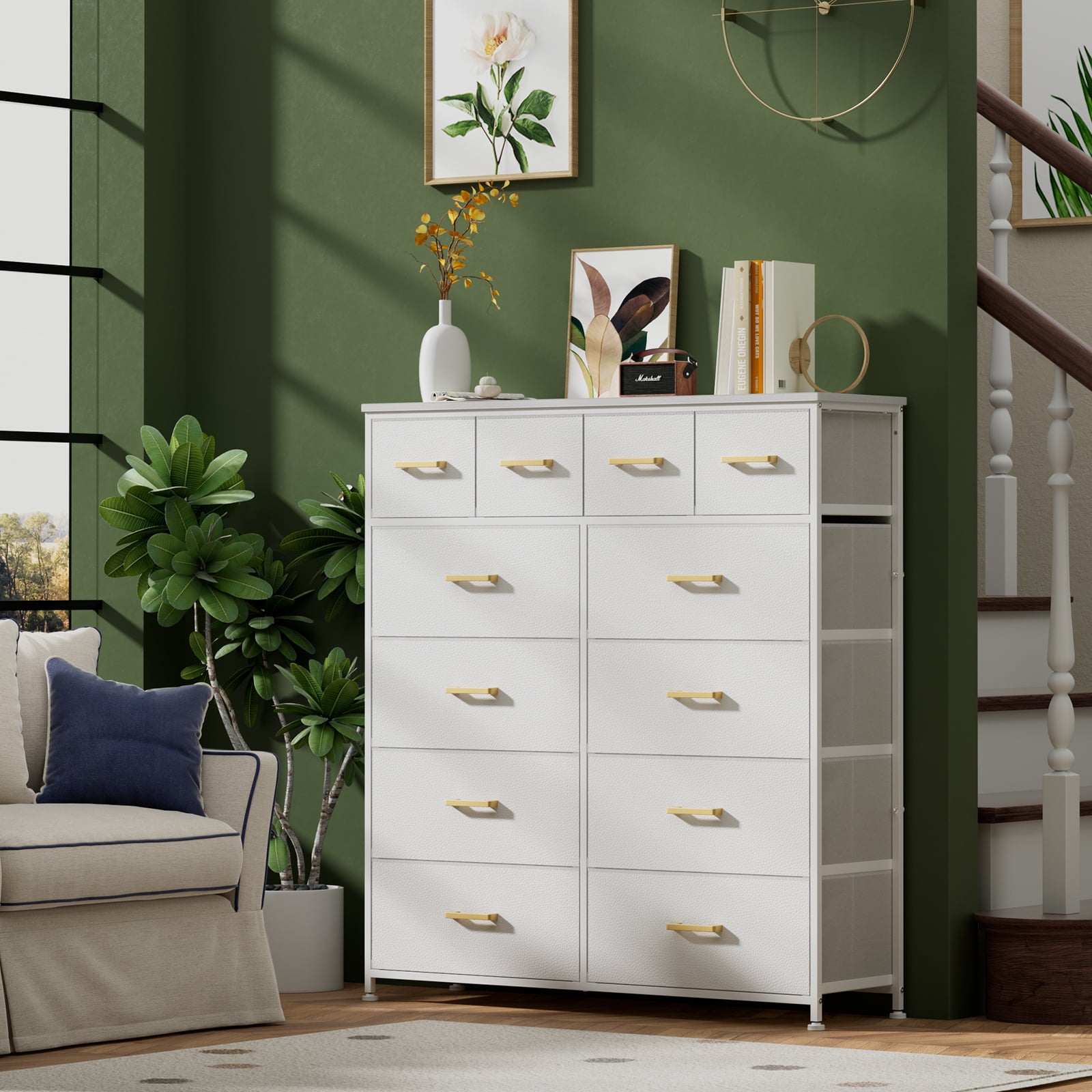 White 6 drawer 2024 dresser under $100